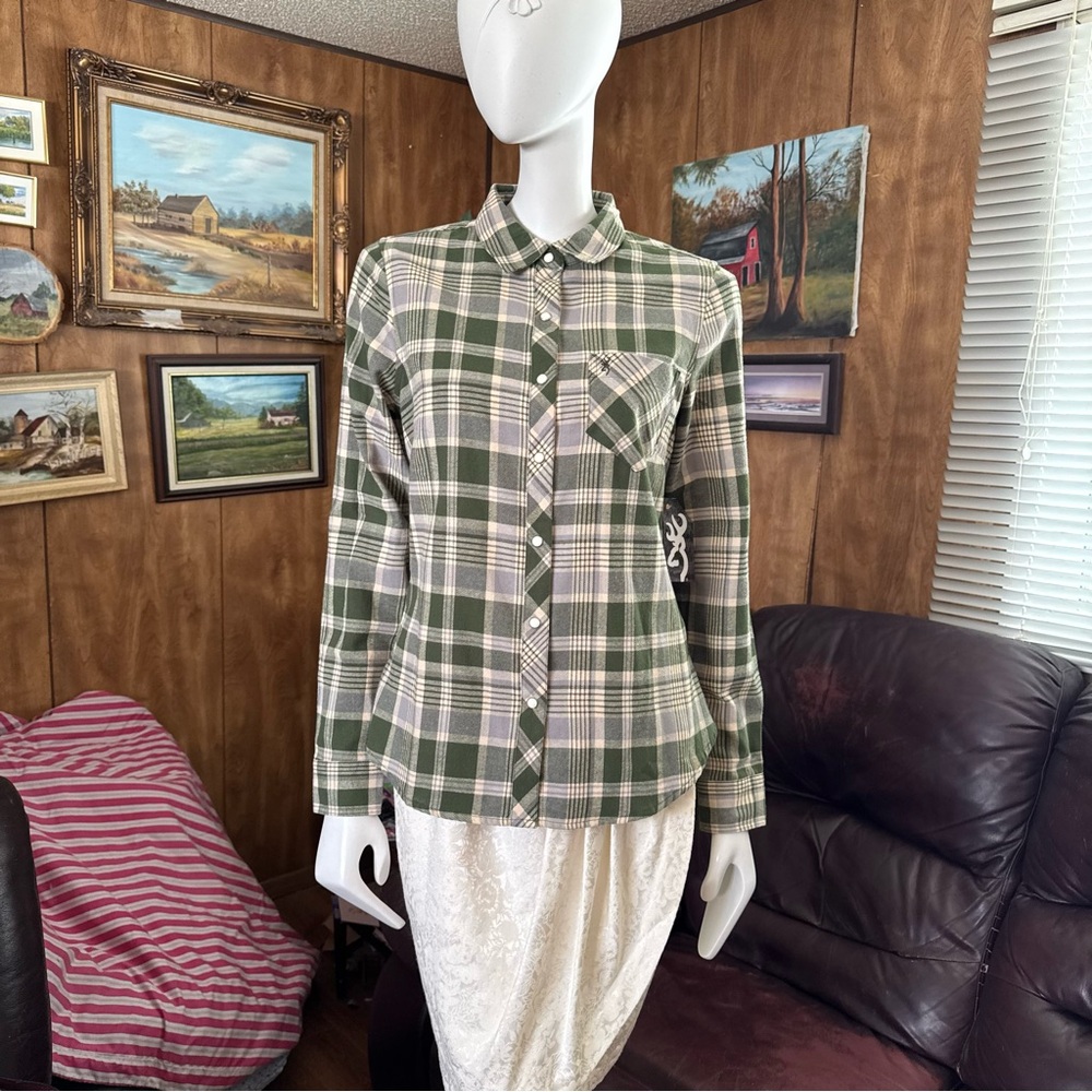 NWT Browning Plaid Shirt
